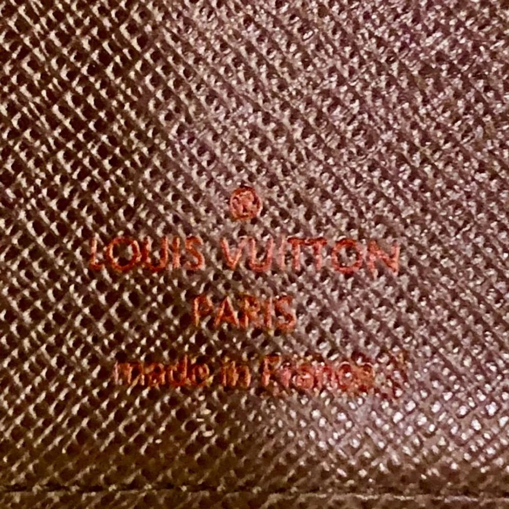 LOUIS VUITTON Damier Ebene Portefeiulle Florin Bifold Wallet - Repaired